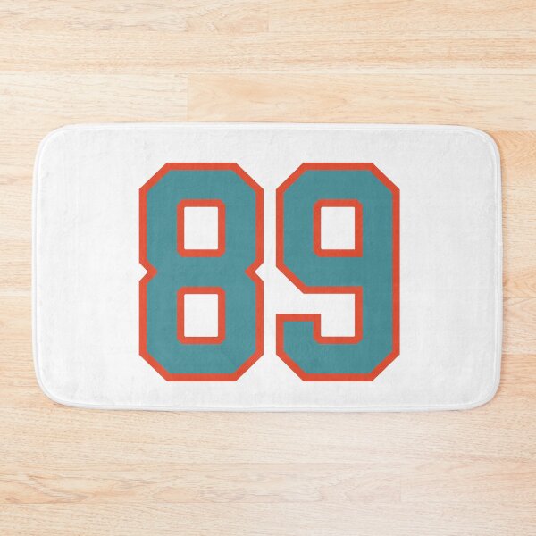 Item preview, 89 number, aqua orange lucky sports eighty nine designed and sold by ArtIsParty.