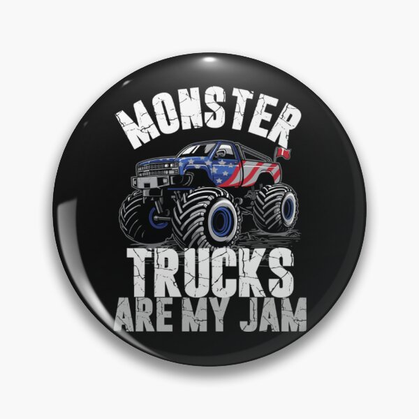 Item preview, Monster Trucks Are My Jam - Monster Trucks designed and sold by SusanJPD.