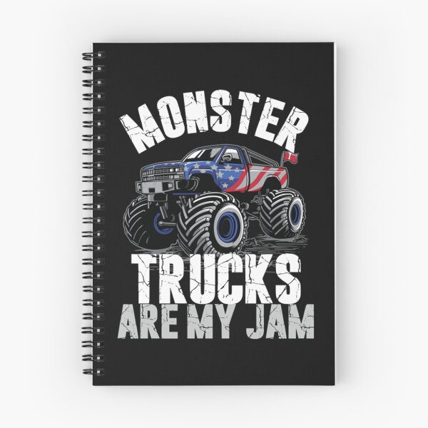Item preview, Monster Trucks Are My Jam - Monster Trucks designed and sold by SusanJPD.