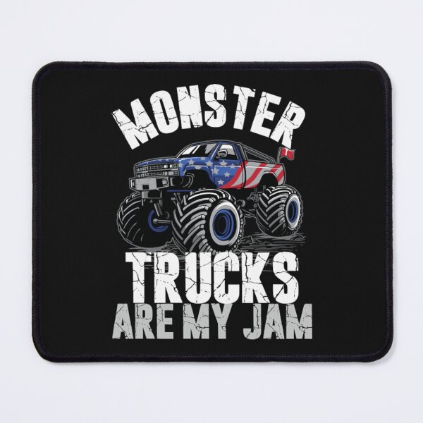 Item preview, Monster Trucks Are My Jam - Monster Trucks designed and sold by SusanJPD.