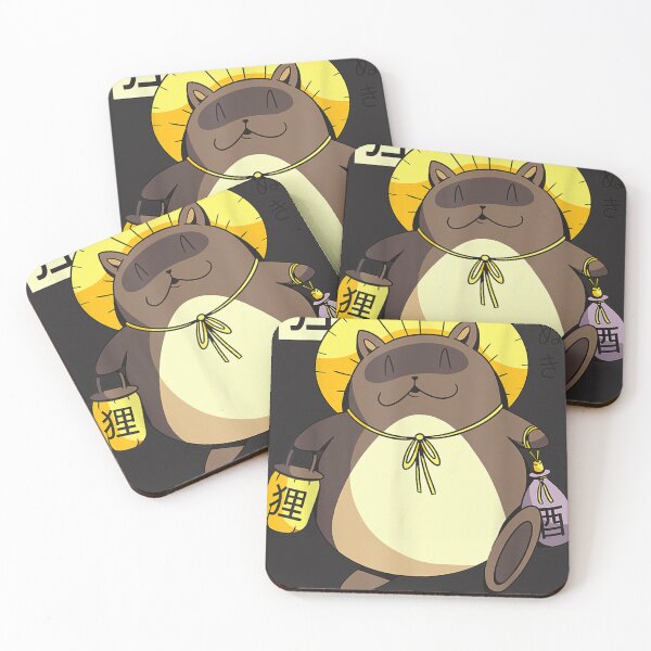 Item preview, Tanuki Yokai Japonés lindo Rac designed and sold by ploudegystir.