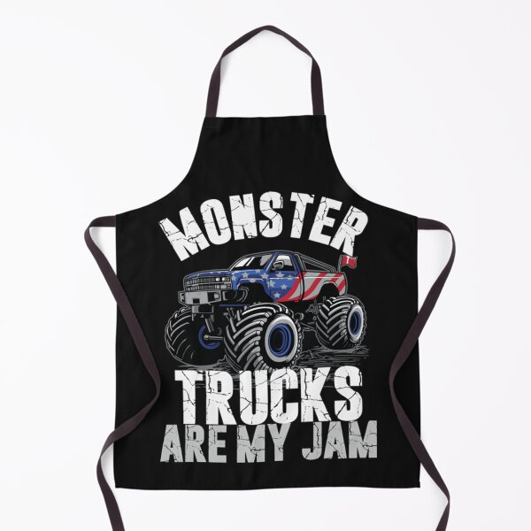 Item preview, Monster Trucks Are My Jam - Monster Trucks designed and sold by SusanJPD.