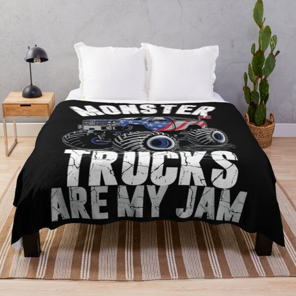 Item preview, Monster Trucks Are My Jam - Monster Trucks designed and sold by SusanJPD.