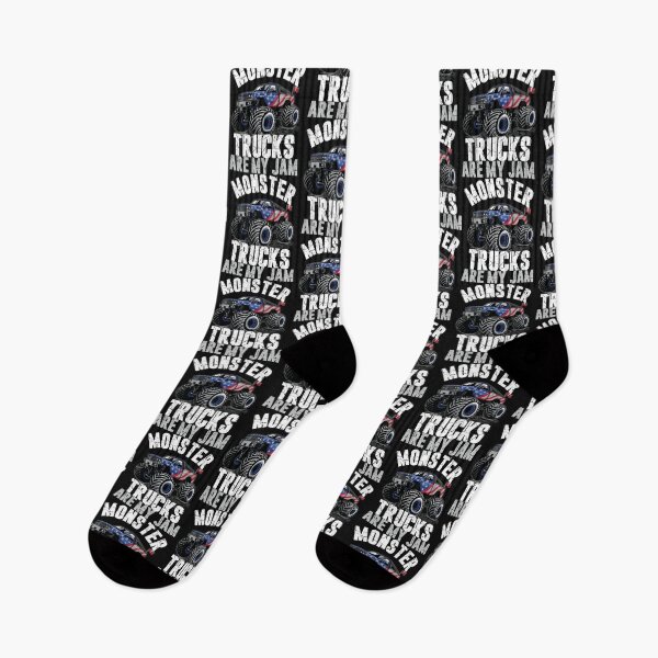 Item preview, Monster Trucks Are My Jam - Monster Trucks designed and sold by SusanJPD.