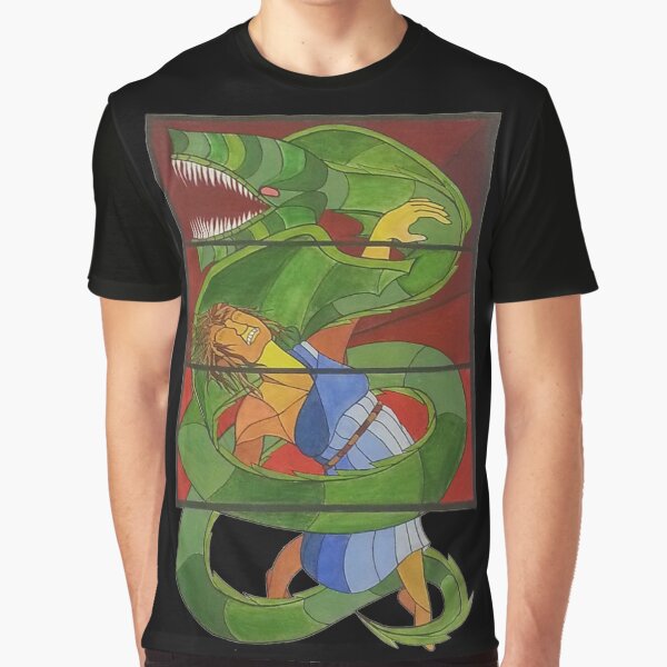 Envy Abstract Piece Graphic T-Shirt