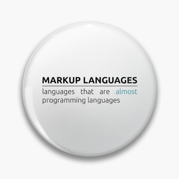 Item preview, What is markup language? designed and sold by BeepBoopDesigns.