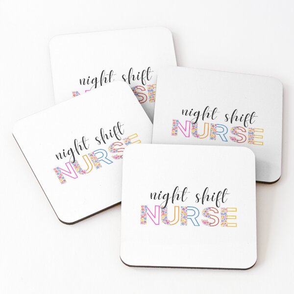 Item preview, Floral night shift Nurse - RN - night shift Registered Nurse - night shift crew designed and sold by CaitU.
