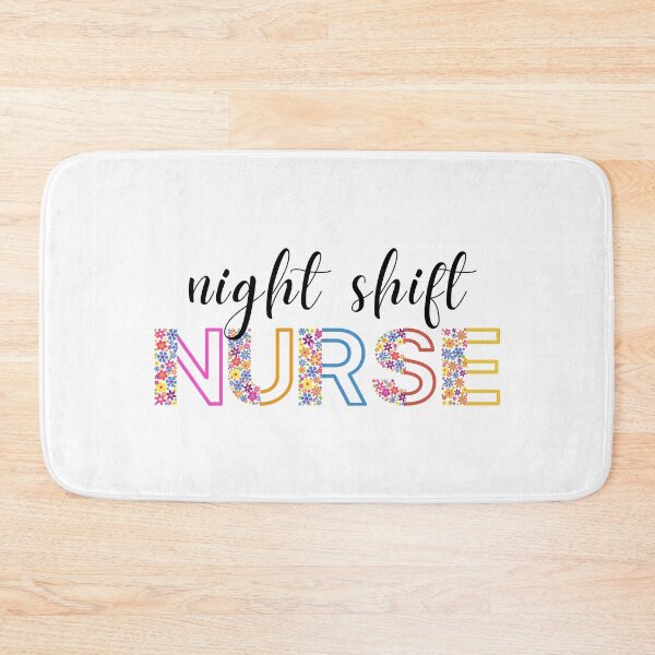 Item preview, Floral night shift Nurse - RN - night shift Registered Nurse - night shift crew designed and sold by CaitU.