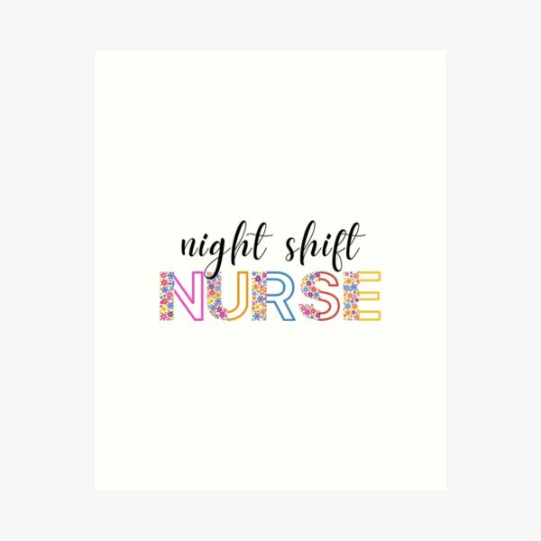 Night Shift Is Awesome What Day Is It Nurse Nursing Drawing by Noirty  Designs - Fine Art America