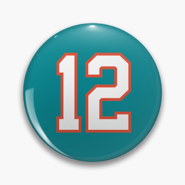 Item preview, Sports Number 12, white orange color lucky sport twelve designed and sold by ArtIsParty.