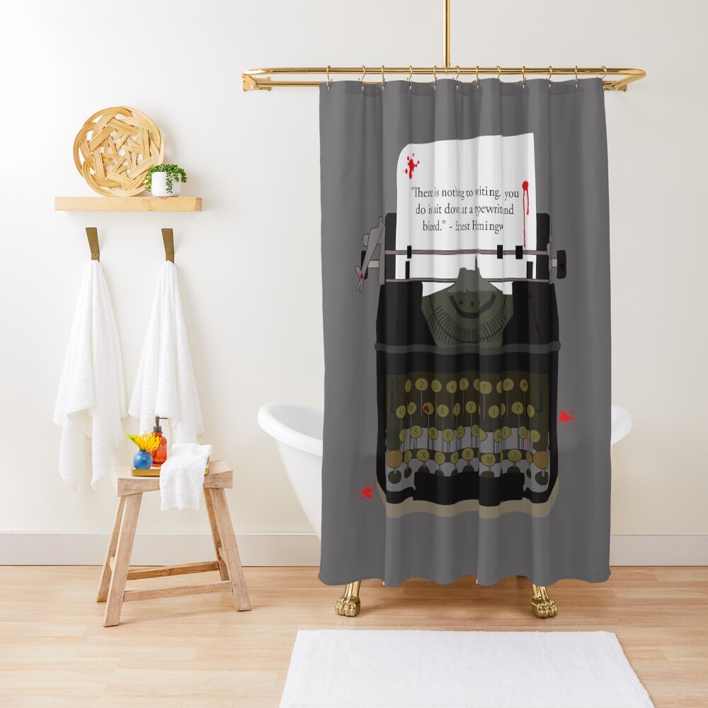 "Nothing To Writing" Shower Curtain for Sale by FosterChild7 Redbubble