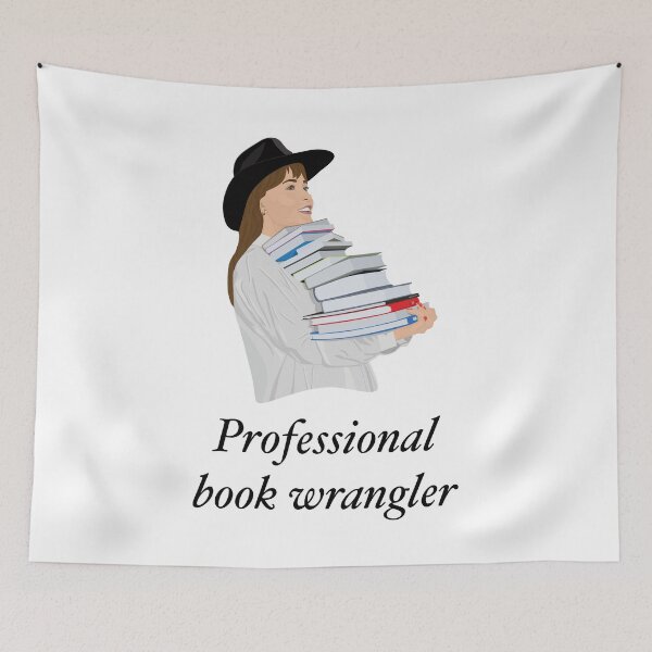 Item preview, Professional Book Wrangler (Literary Humour) designed and sold by ThatsNovelGifts.