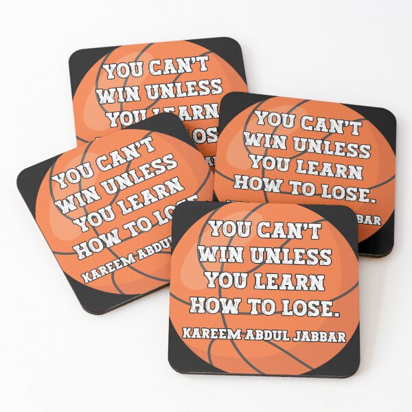 Item preview, You Can't Win Unless You Learn How To Lose.  Kareem Abdul Jabbar designed and sold by davidiwilliams.