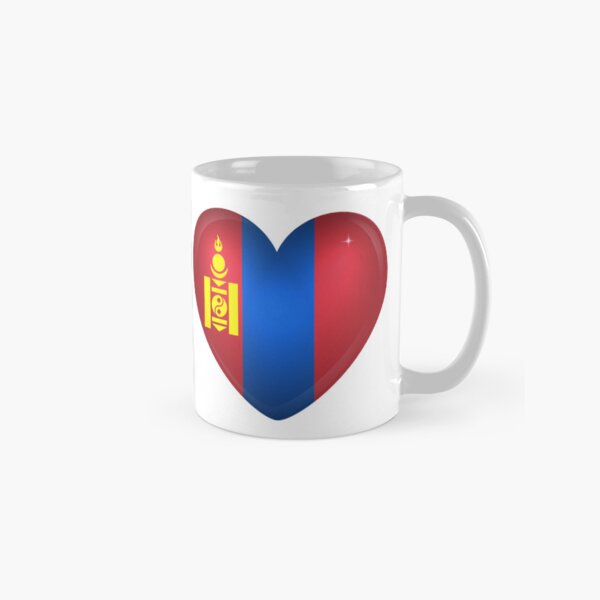 Aperçu de l'œuvre Mon cœur est en Mongolie, Love Mongolia. créée et vendue par ArtIsParty.