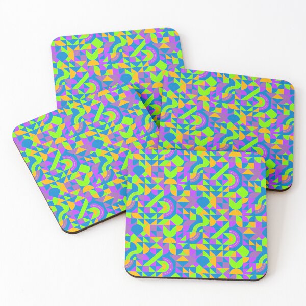 Item preview, geometric colorful patterns conceptual Art - Abstract Neo Geo graphic design designed and sold by Design Repo.