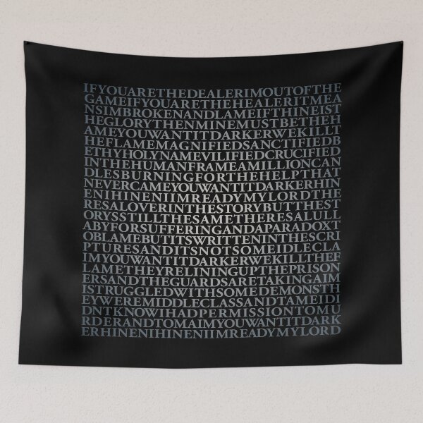 Item preview, You Want It Darker - Leonard Cohen (lyrics) v.1 designed and sold by x1brett.