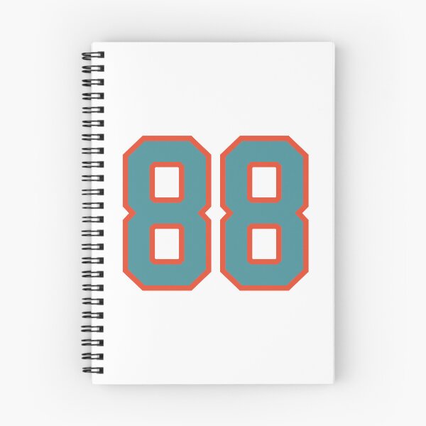 Item preview, 88 number, aqua orange lucky sports eighty eight designed and sold by ArtIsParty.