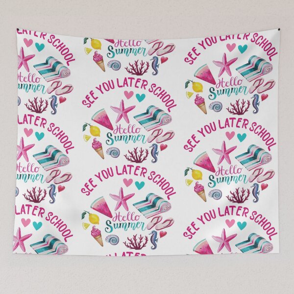Item preview, See You Later School Hello Summer designed and sold by beefrancky.