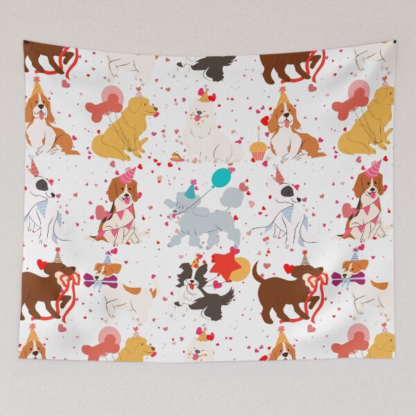 Item preview, Party themed dogs  designed and sold by Shiablue.