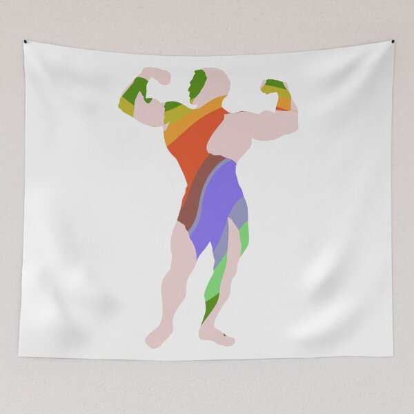 Item preview, Weightlifter and Bodybuilder Muscles Guy designed and sold by SystemLion.