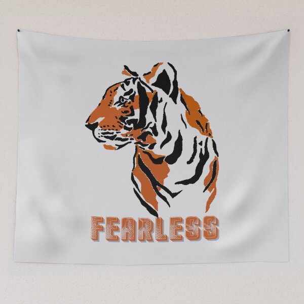 Item preview, Fearless Tiger designed and sold by PapitosPlace.