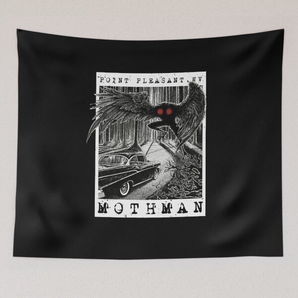 Item preview, TeeZenly Mothman Encounter - Point Pleasant, WV Cryptid Gift 9 designed and sold by sophieshezj.