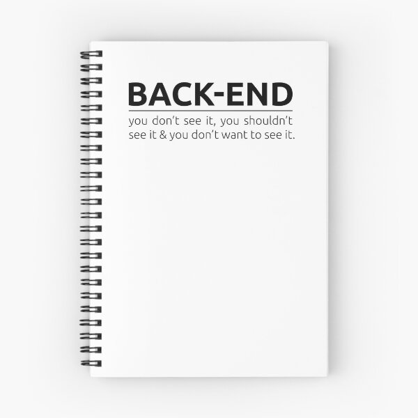 Item preview, What is back-end? designed and sold by BeepBoopDesigns.