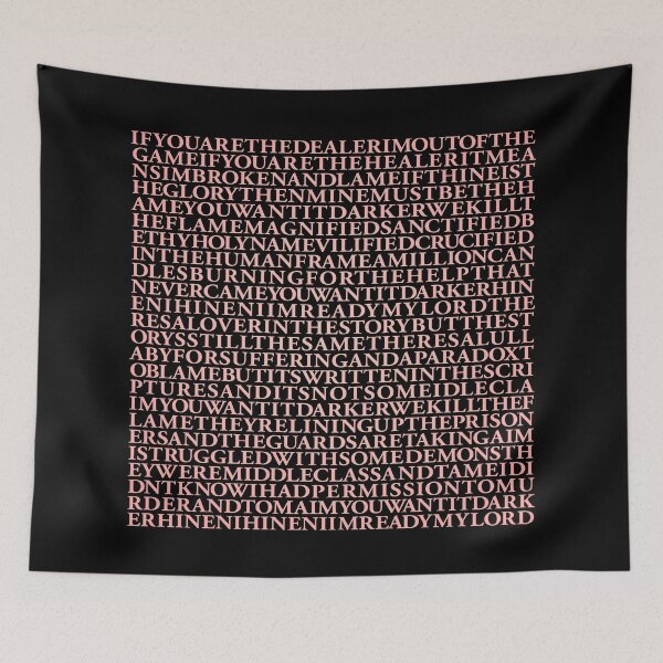 Item preview, You Want It Darker - Leonard Cohen (lyrics) v.3 designed and sold by x1brett.