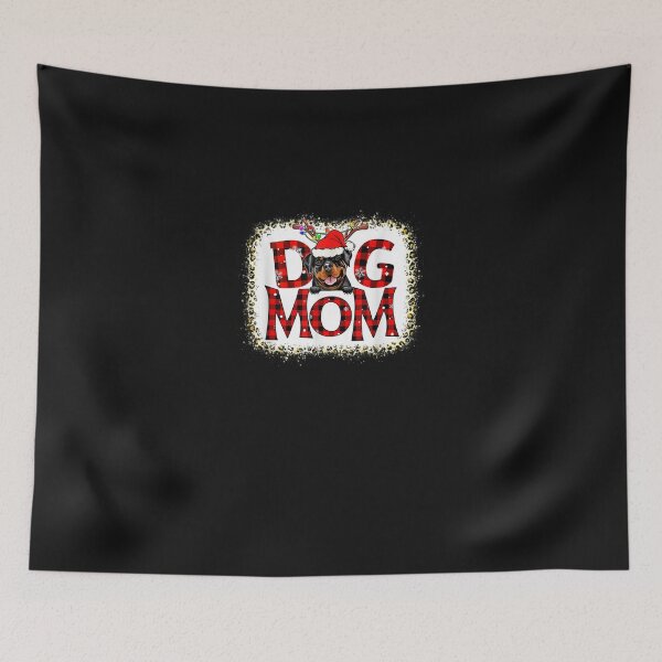 Item preview, Rottweiler Dog Mom Buffalo Plaid Xmas Pajama Reind designed and sold by maginnbealric.
