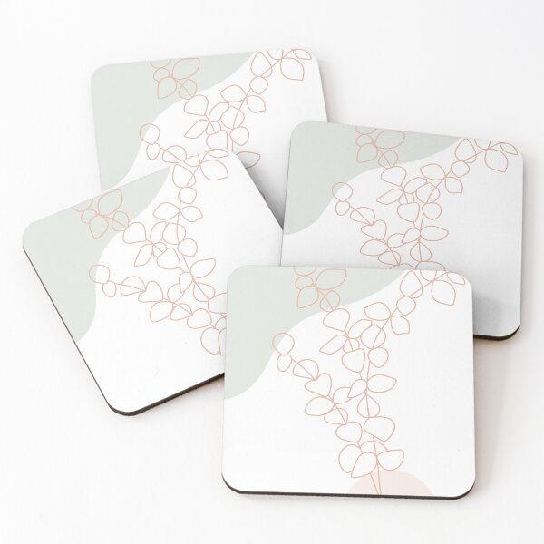 Item preview, Eucalyptus - minimalist line art, abstract illustration designed and sold by RoseMaryWP.