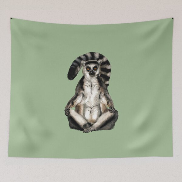 Item preview, Lemur ring-tailed lemur designed and sold by sibosssr.