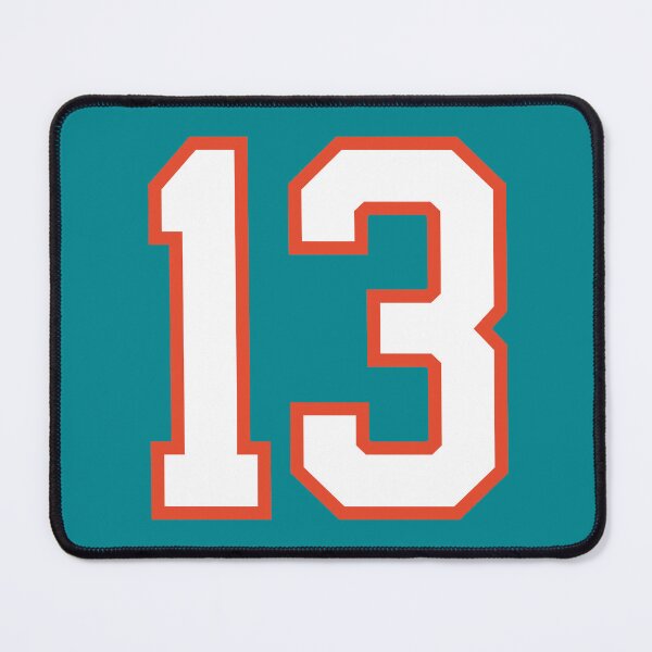 Item preview, Sports Number 13, white orange color lucky sport thirteen designed and sold by ArtIsParty.