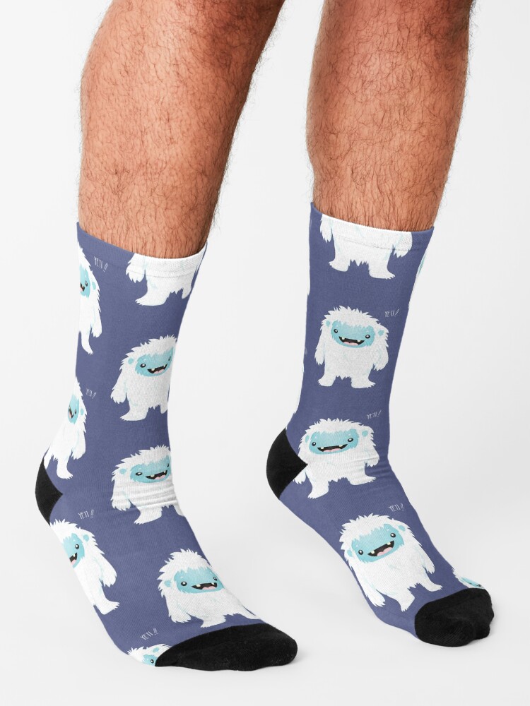 Thumbnail 3 of 5, Socks, Yeti !! designed and sold by lunaticpark.