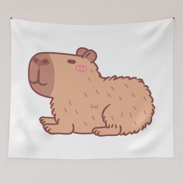 Item preview, Cute Resting Capybara designed and sold by rustydoodle.