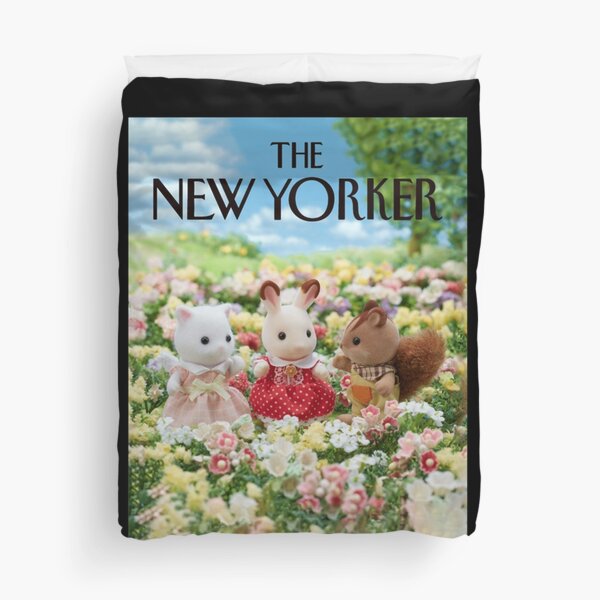 Sylvanian Families The New Yorker magazine cover Classic  Duvet Cover