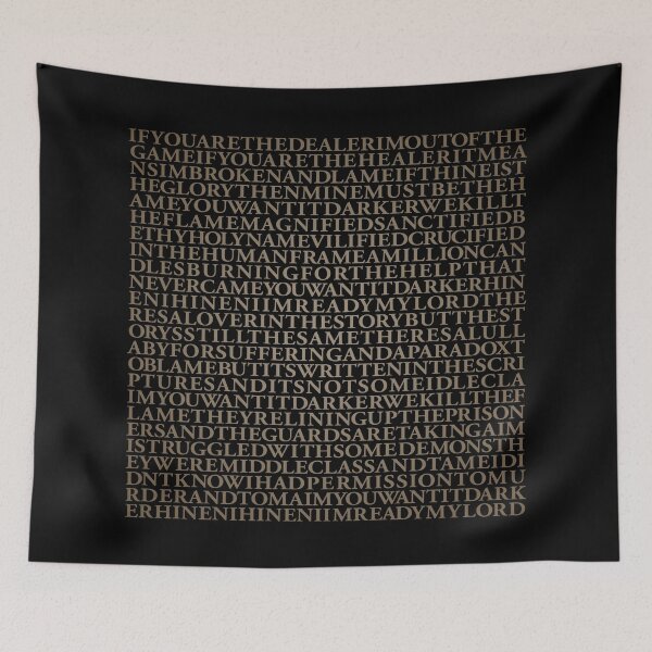 Item preview, You Want It Darker - Leonard Cohen (lyrics) v.6 designed and sold by x1brett.