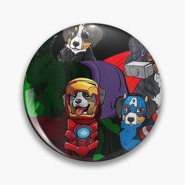Item preview, BMvengers Superheros Bernese Mountain Dog Love designed and sold by lareyxzbac.