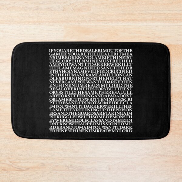 Item preview, You Want It Darker - Leonard Cohen (lyrics) v.7 designed and sold by x1brett.