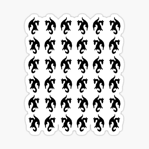 Here Be Dragons Sticker
