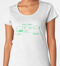Fallout 3 "Black T-Shirt" Stats Women's Premium T-Shirt