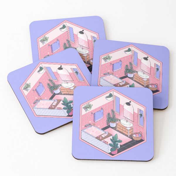 Item preview, Pink Bubblebath designed and sold by Cool Cat With Hat  Art.