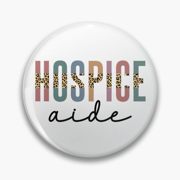 Item preview, Hospice Aide Multi-colored Cheetah Leopard Print Typography | Hospice Nursing | Hospice Care Hospice Nurse Gifts designed and sold by Violet Treasures.
