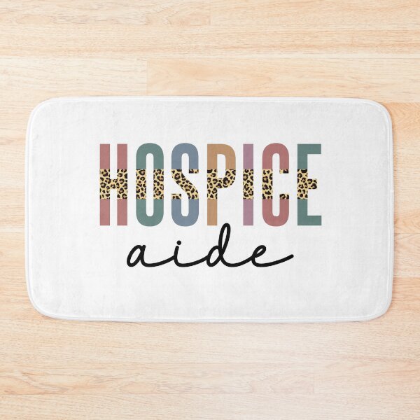 Item preview, Hospice Aide Multi-colored Cheetah Leopard Print Typography | Hospice Nursing | Hospice Care Hospice Nurse Gifts designed and sold by Violet Treasures.