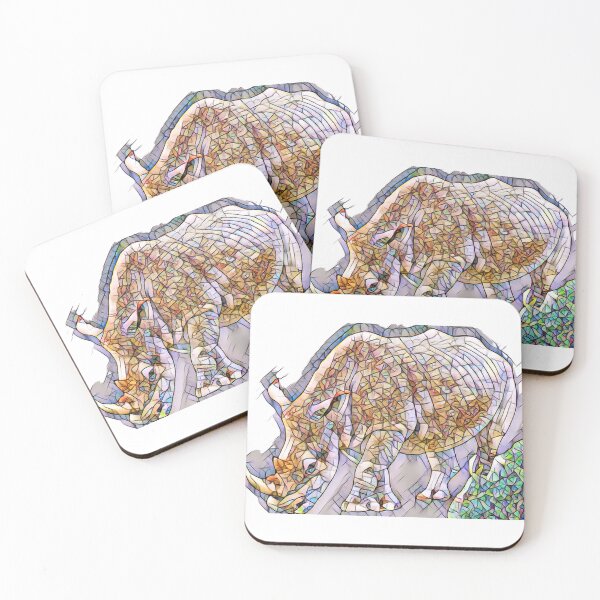 Item preview, Mosaic Rhinocerous designed and sold by Bright76.