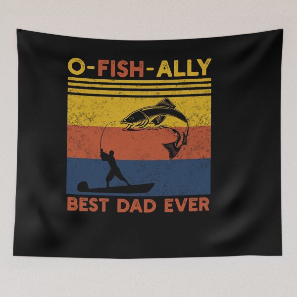 Item preview, VINTAGE FISHING DAD FUNNY FISHERMAN BEST DAD EVER FISHER MAN designed and sold by sobriowslen.