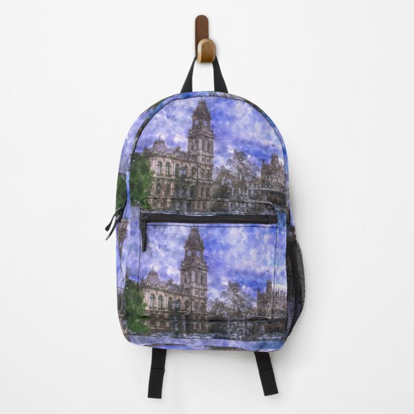 Item preview, Old Bendigo Town Hall and the Shamrock Hotel Watercolor designed and sold by Steven Jodoin.