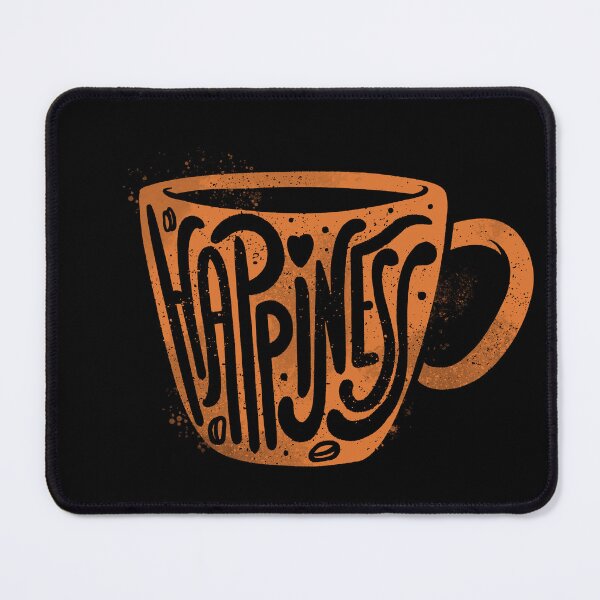 Item preview, Happiness Coffee Typography by Tobe Fonseca designed and sold by Tobe Fonseca®.