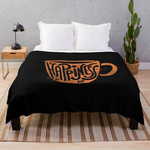 Item preview, Happiness Coffee Typography by Tobe Fonseca designed and sold by Tobe Fonseca®.