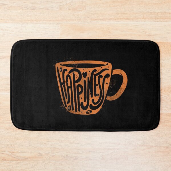Item preview, Happiness Coffee Typography by Tobe Fonseca designed and sold by Tobe Fonseca®.