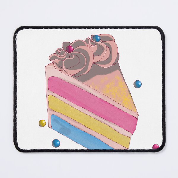 Item preview, Pansexual cake designed and sold by rakugakidraw.
